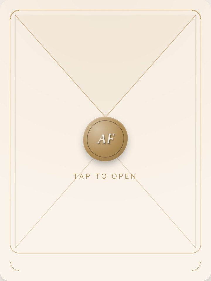 Wedding — Sealed Envelope